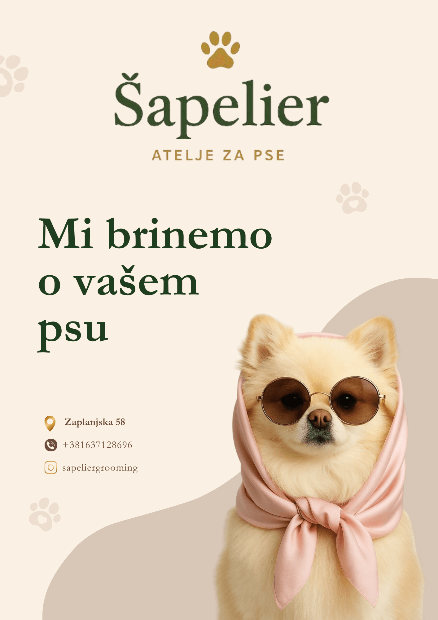 Šapelier atelje za pse